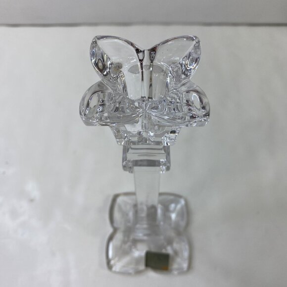 Mikasa Crystal Petals Taper Candle Holders Box Base - Picture 4 of 13